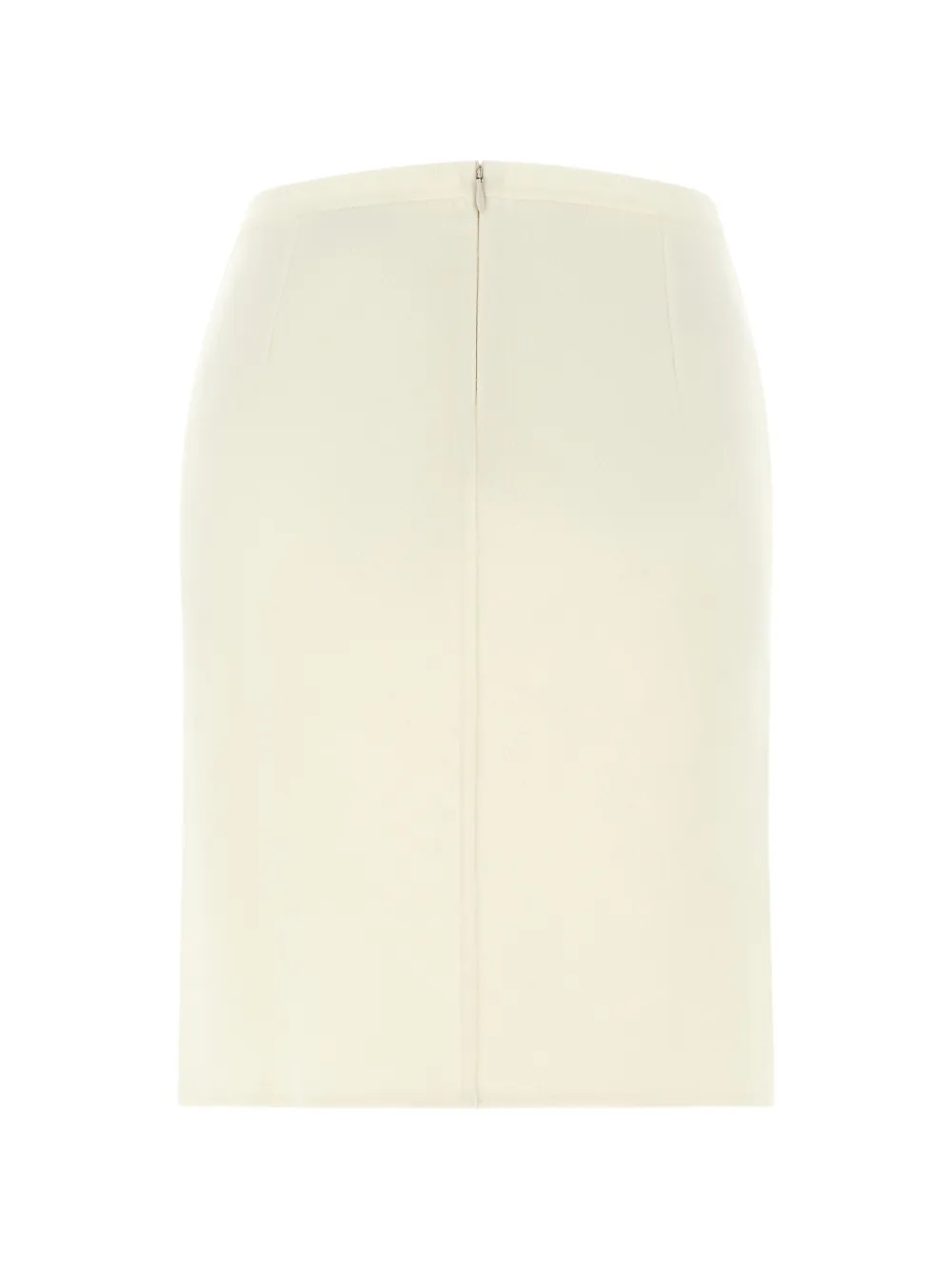 LouLou de Saison Judy midi-rok met split aan de voorkant Wit