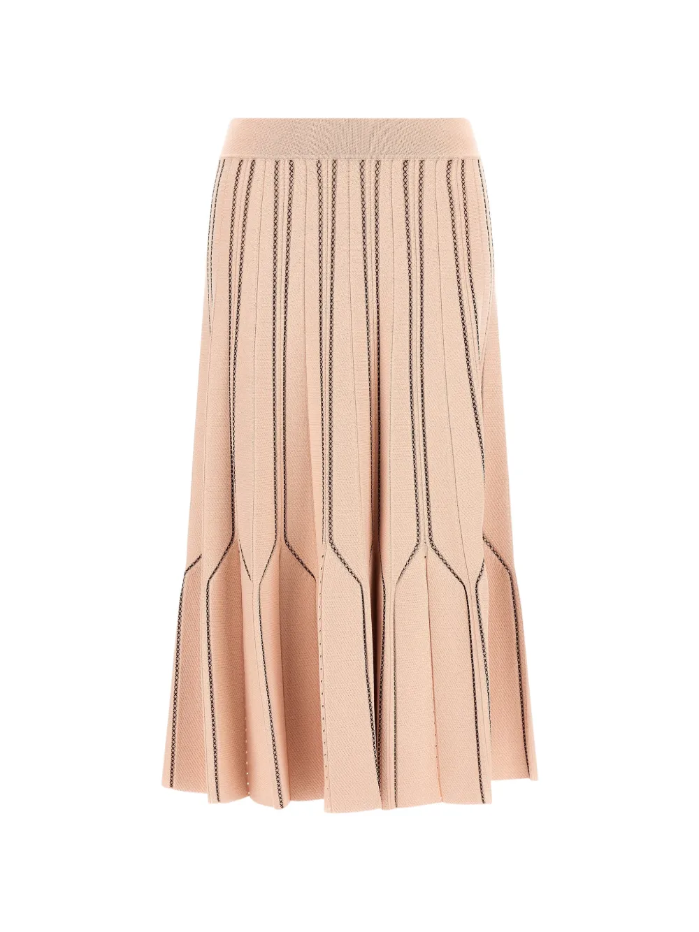 Elisabetta Franchi Origami knit skirt - Toni neutri