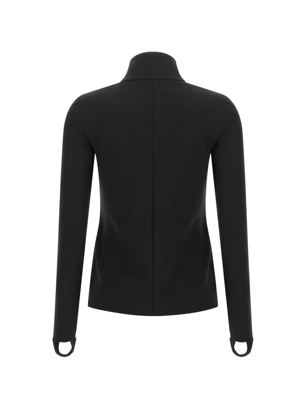 Courrèges Second Skin logo-patch sweater Zwart