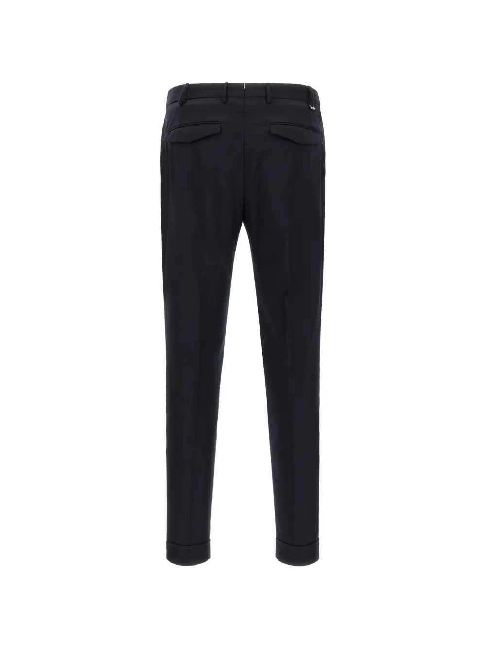 PT Torino Master broek met omgeslagen pijpen Blauw