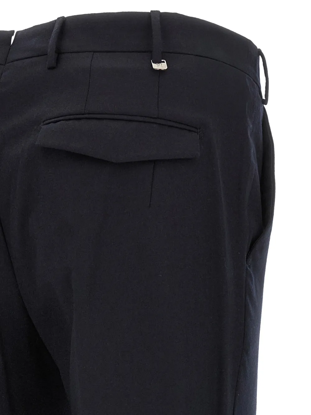 PT Torino Master broek met omgeslagen pijpen Blauw