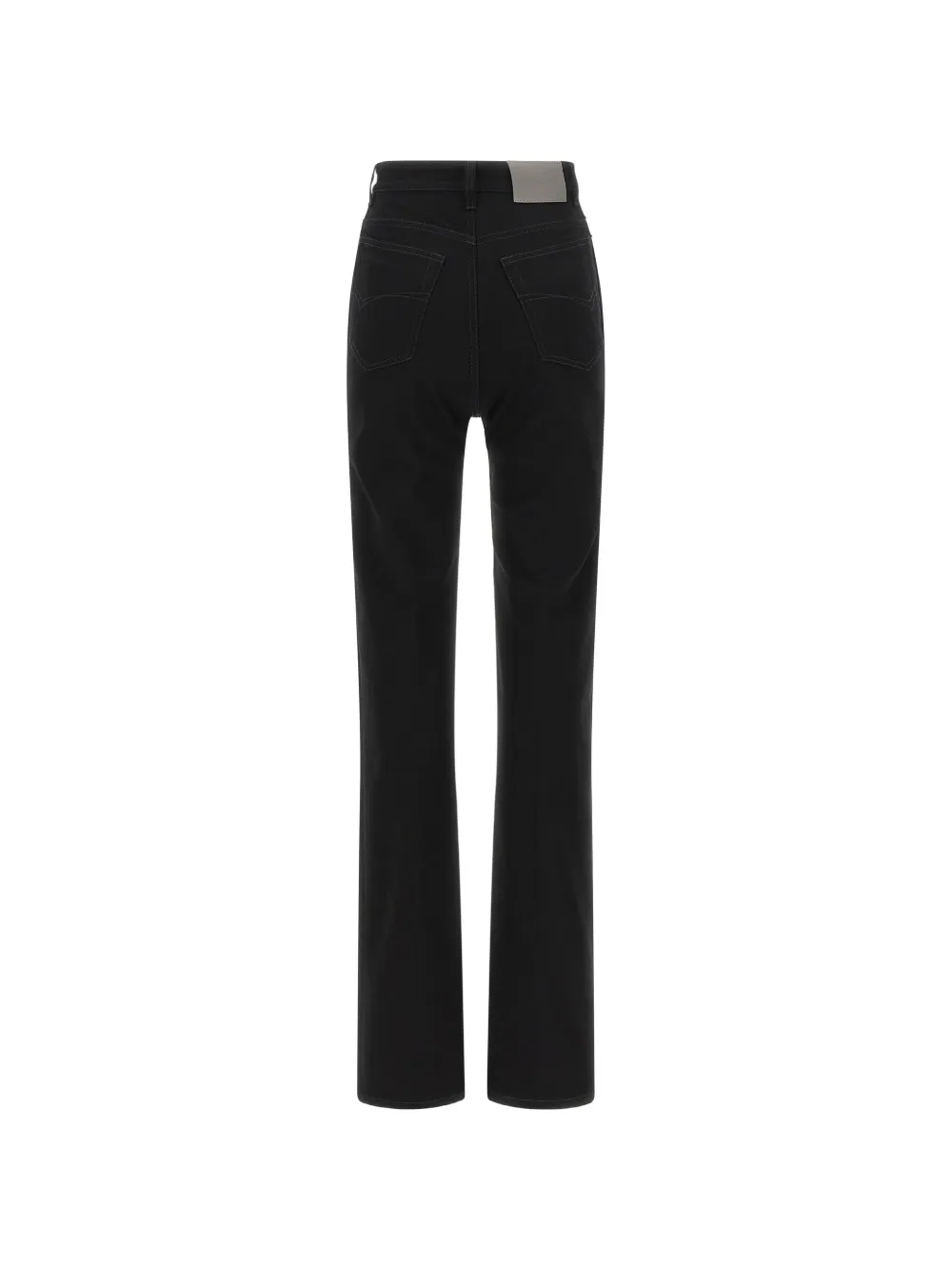 Balenciaga High-waist jeans met persvouw Zwart