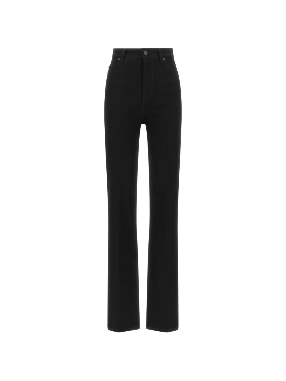 Balenciaga high-waisted pressed-crease jeans