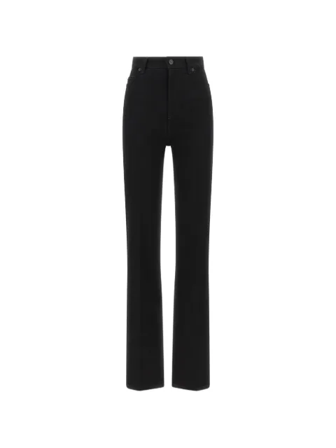 Balenciaga high-waisted pressed-crease jeans
