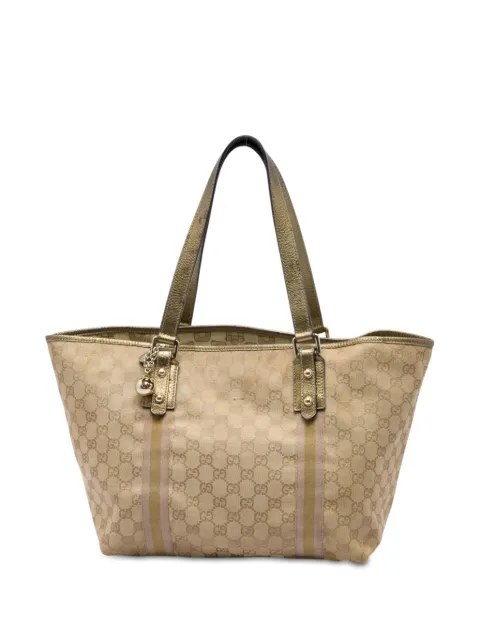 Gucci Pre-Owned tote Jolicoeur grande de lona GG 2016-2026