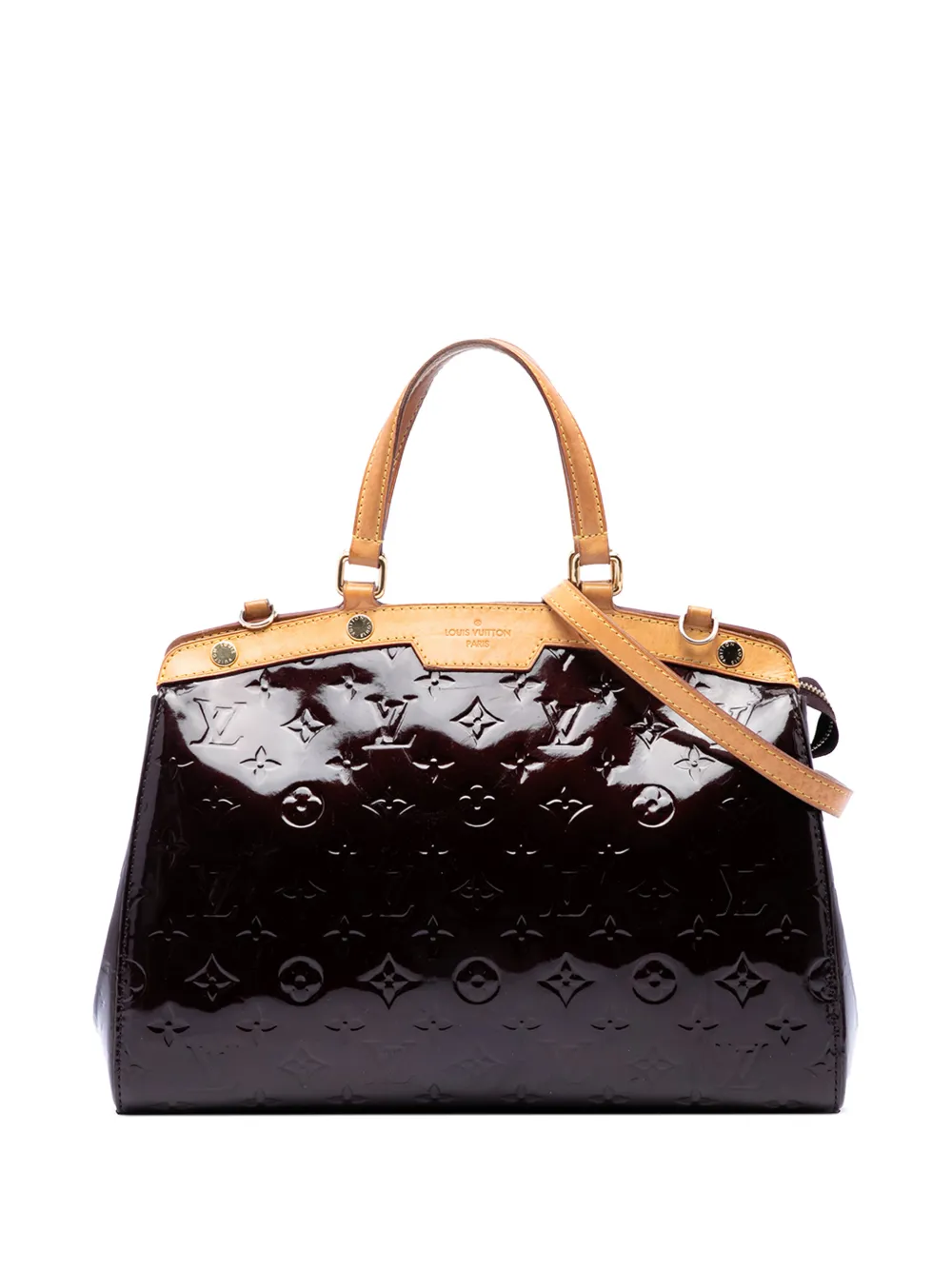 Louis Vuitton Pre-Owned 2013 Monogram Vernis Brea MM satchel - Viola