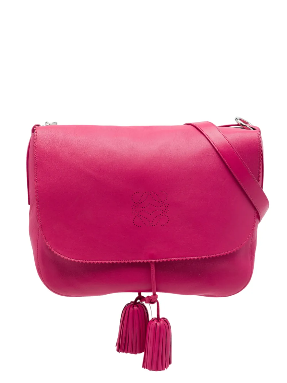 Loewe Pre-Owned 2011 Anagram Umhängetasche aus Nappaleder mit Quaste - Rosa
