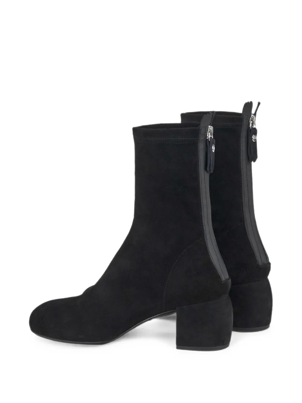 AGL Tina rear-zip ankle boots Zwart