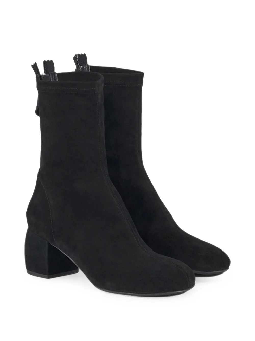 AGL Tina rear-zip ankle boots Zwart