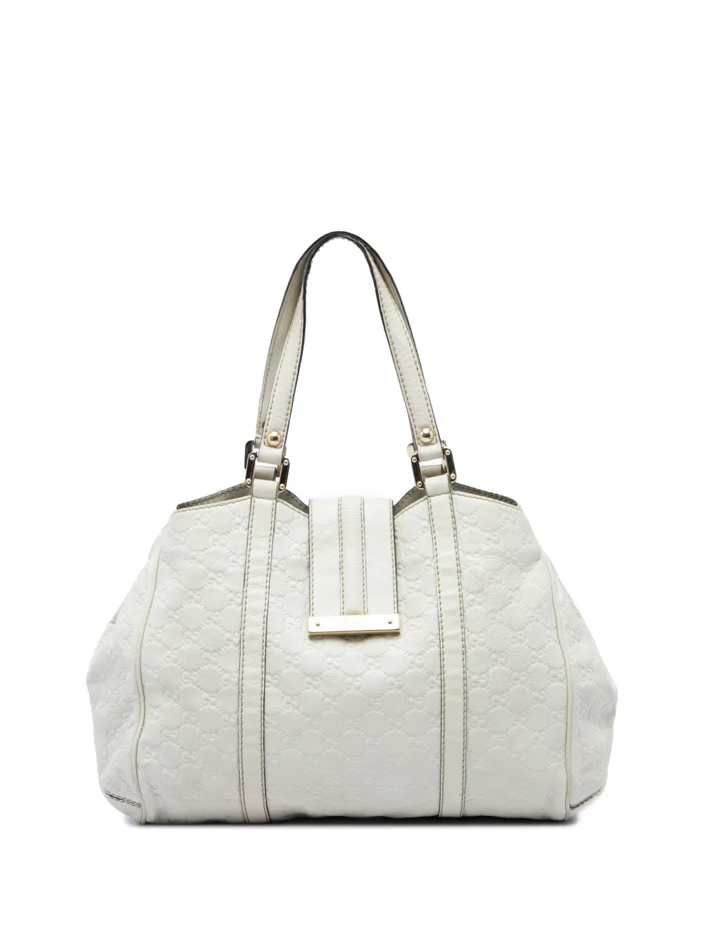 Gucci Pre-Owned sac cabas Guccissima New Ladies (2016-2026) - Blanc Gucci Pre-Owned sac cabas Guccissima New Ladies (2016-2026) - Blanc