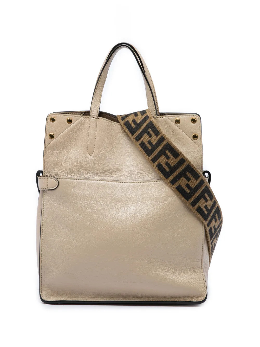 Fendi Pre-Owned 2010-2026 Vitello Grace shoulder bag - Neutrals
