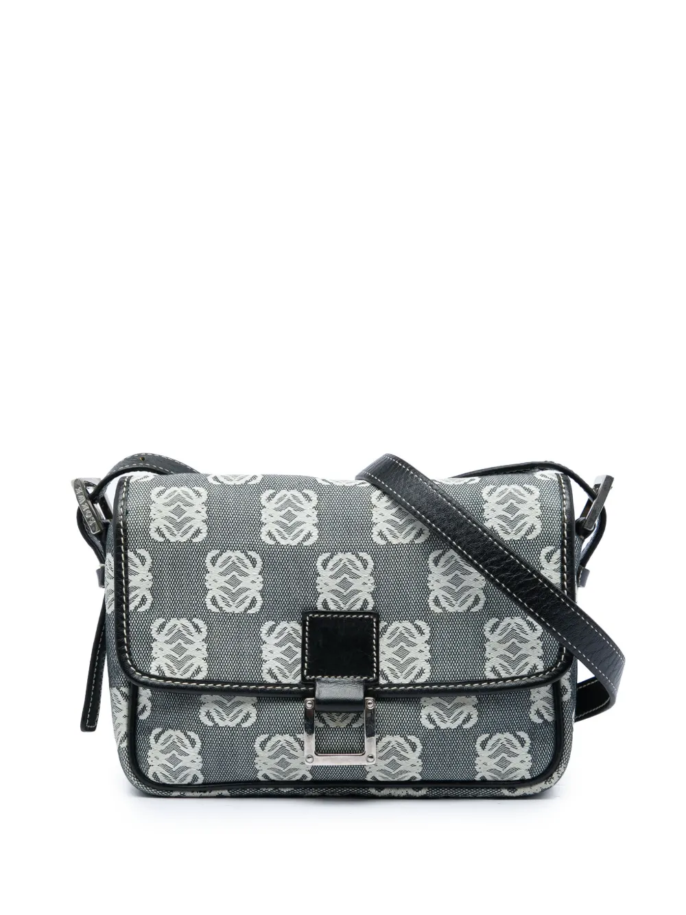 Loewe Pre-Owned 2003 Anagram Canvas Flap crossbody bag - Grau