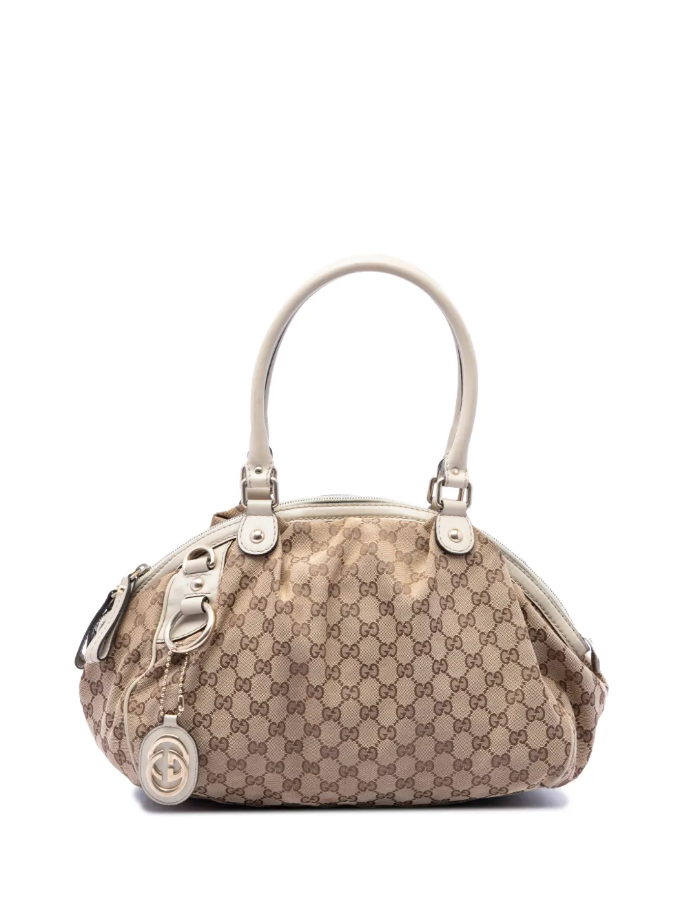 Gucci Pre-Owned 2016-2026 GG Canvas Sukey satchel - Toni neutri
