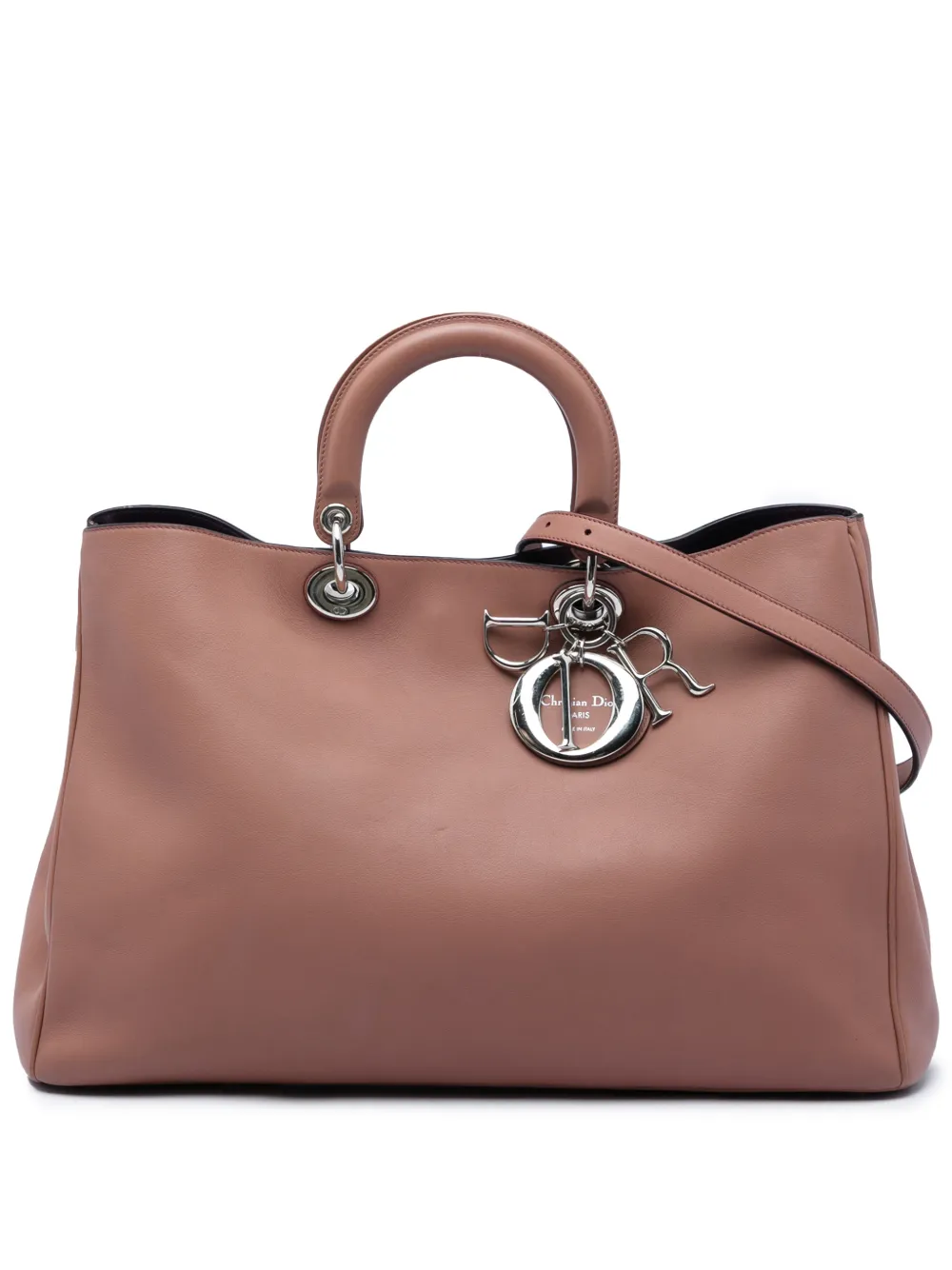 Christian Dior Pre-Owned 2000-2026 Large Calfskin Diorissimo Tote satchel - Rosa