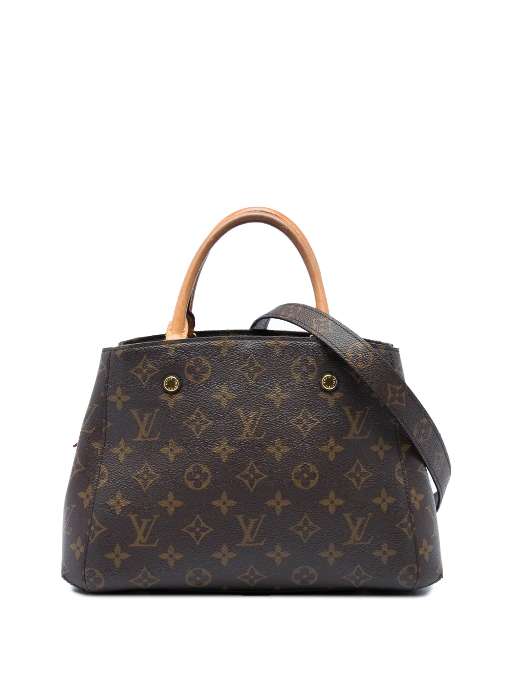 Louis Vuitton Pre-Owned 2018 Monogram Montaigne MM satchel - Braun