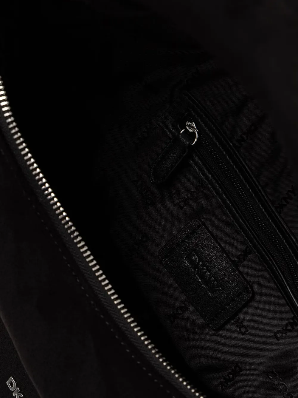 DKNY fringe-detail knotted tote bag Zwart