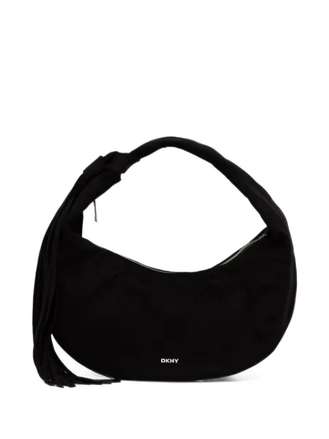 DKNY fringe-detail knotted tote bag