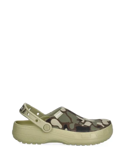 Crocs camouflage-print slingback slides