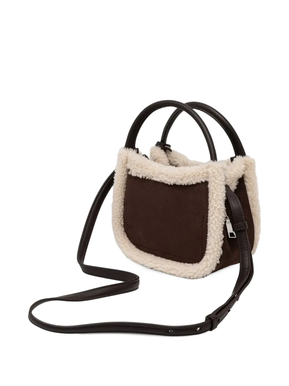 DKNY Shopper met lammy afwerking Bruin