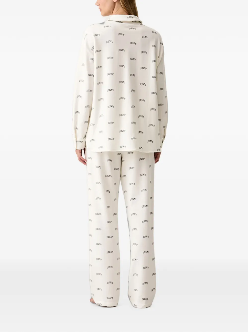 DKNY Pyjama met logoprint Beige