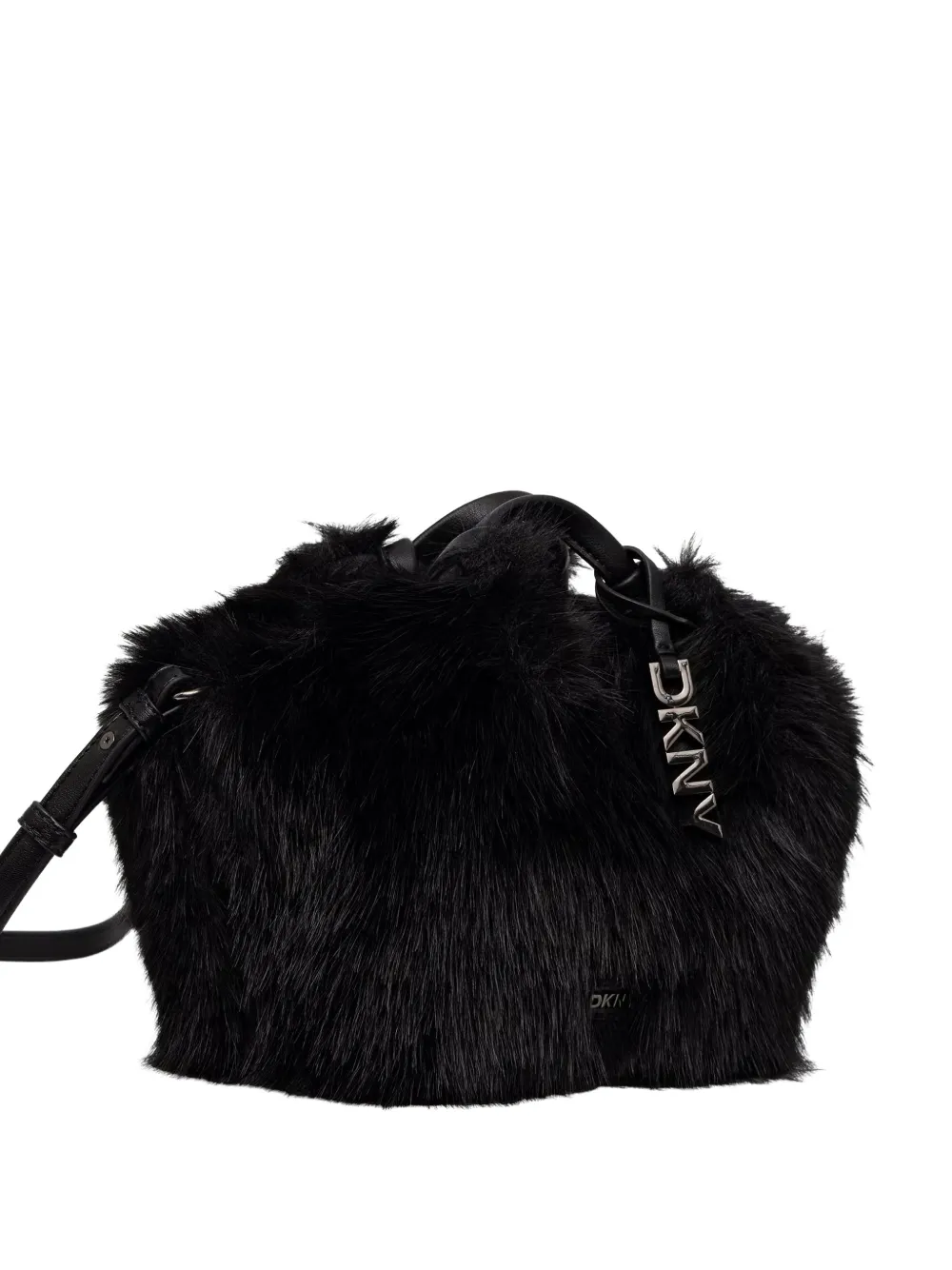 DKNY Kleine Paula shopper met logo-plakkaat Zwart