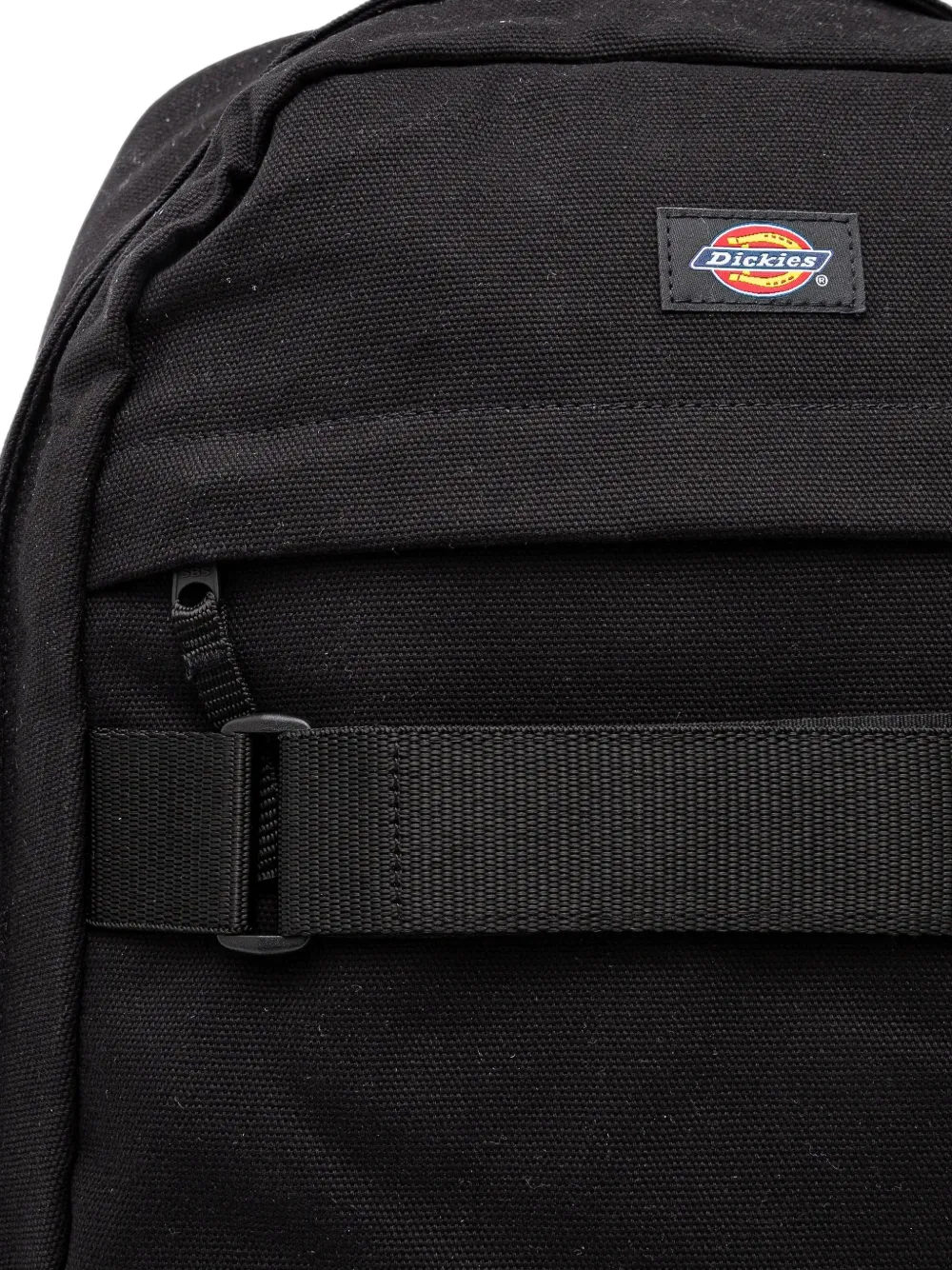 DICKIES Rugzak met gespbandje en logo-patch Zwart