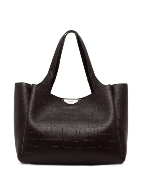 DKNY crocodile-effect tote bag