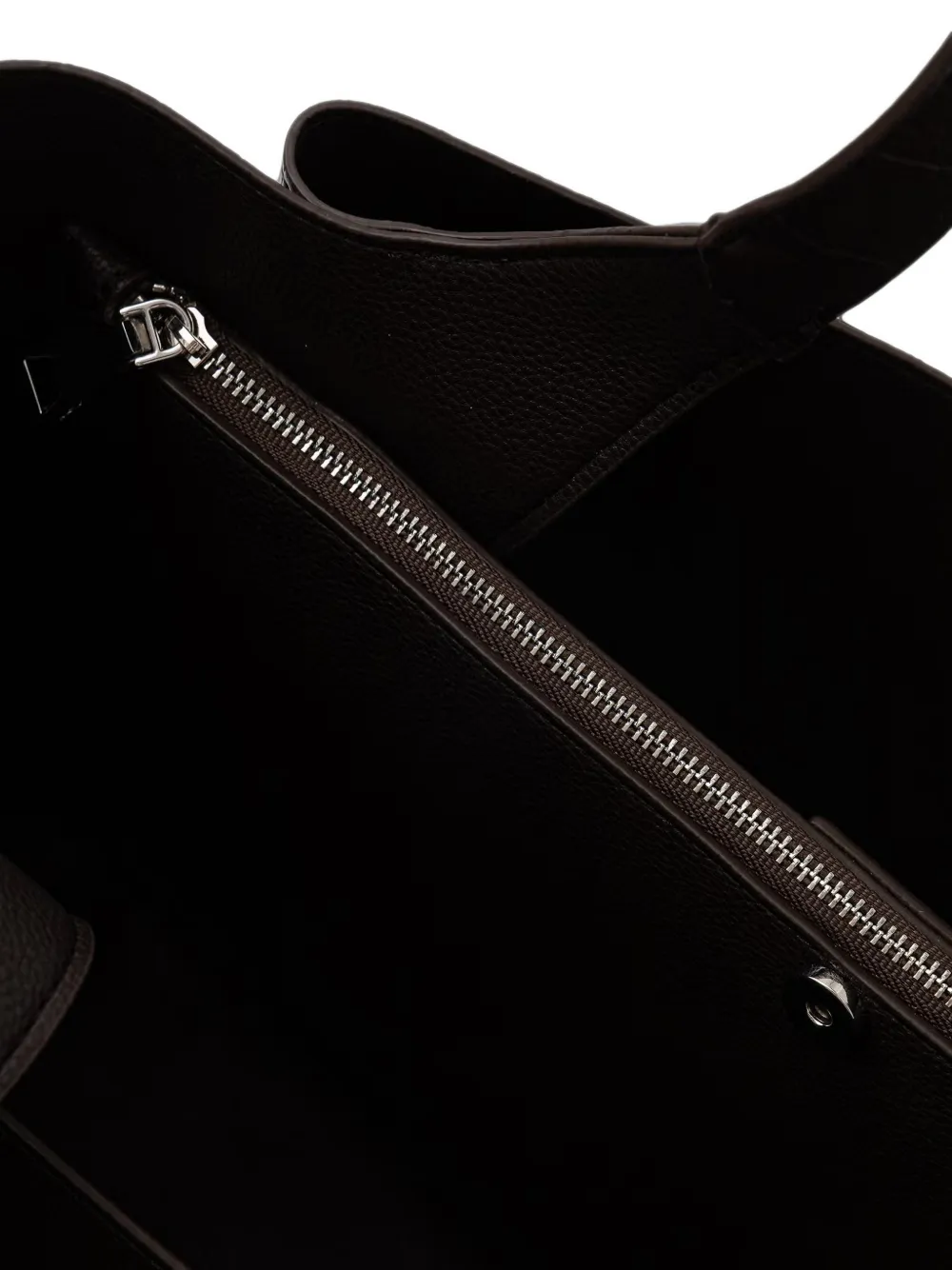 DKNY Shopper met krokodillen-reliëf Bruin