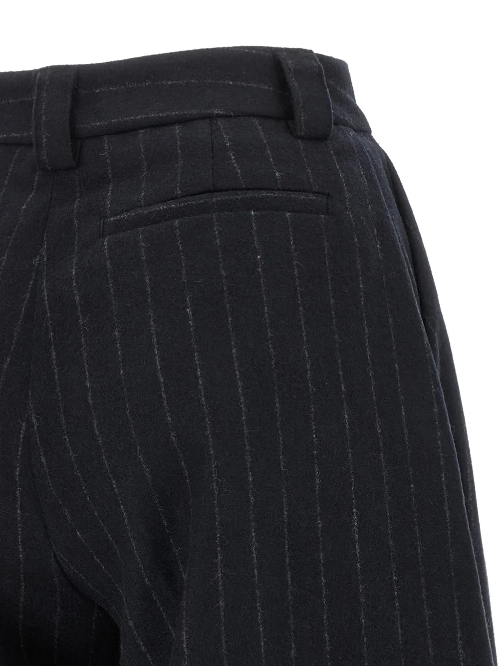THELATEST Dakota bermudashorts met krijtstreep Blauw