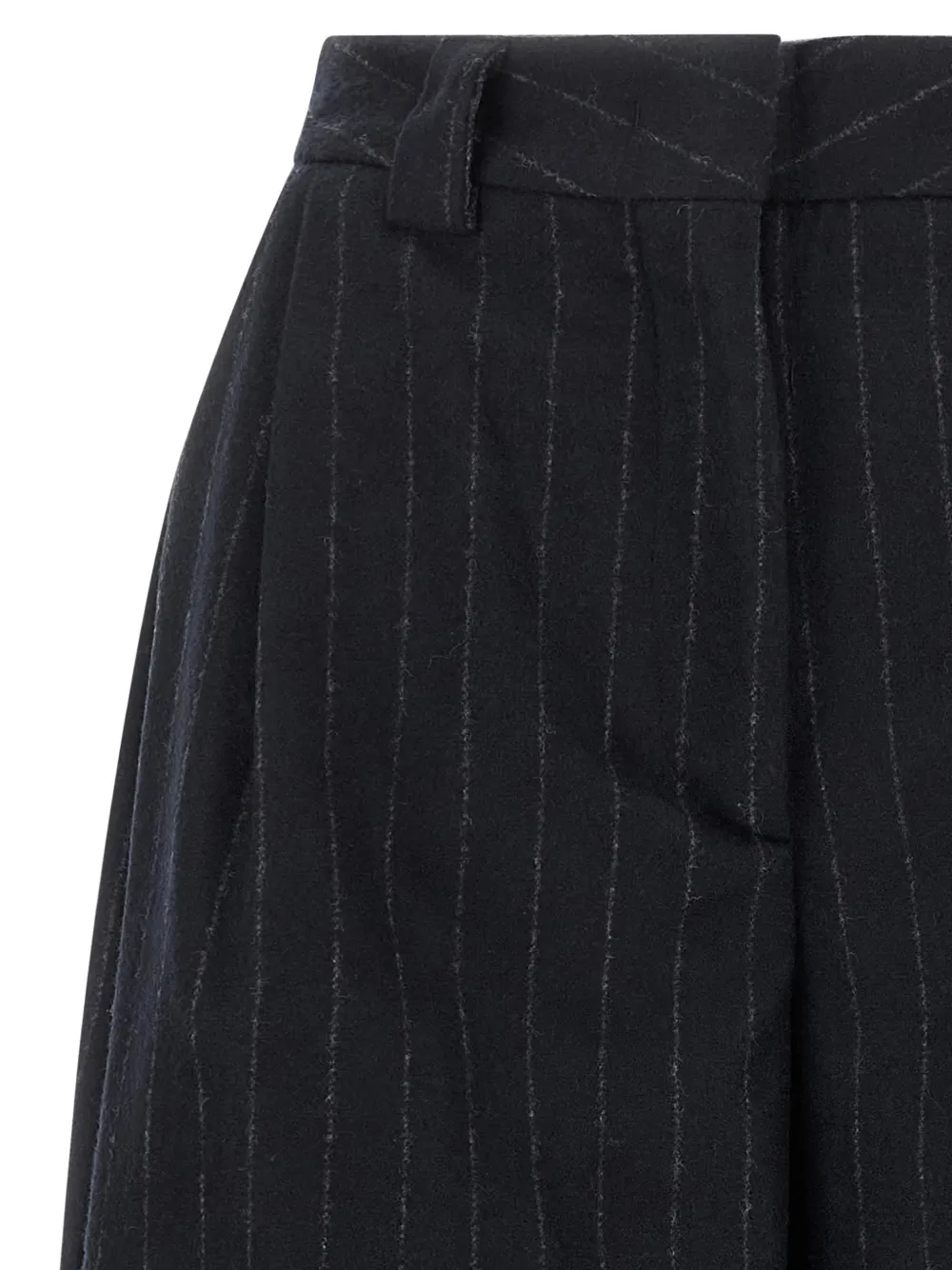 THELATEST Dakota bermudashorts met krijtstreep Blauw