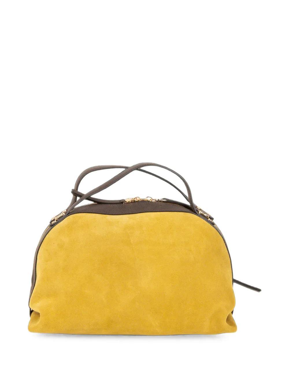 Borbonese Shopper met afwerking Geel