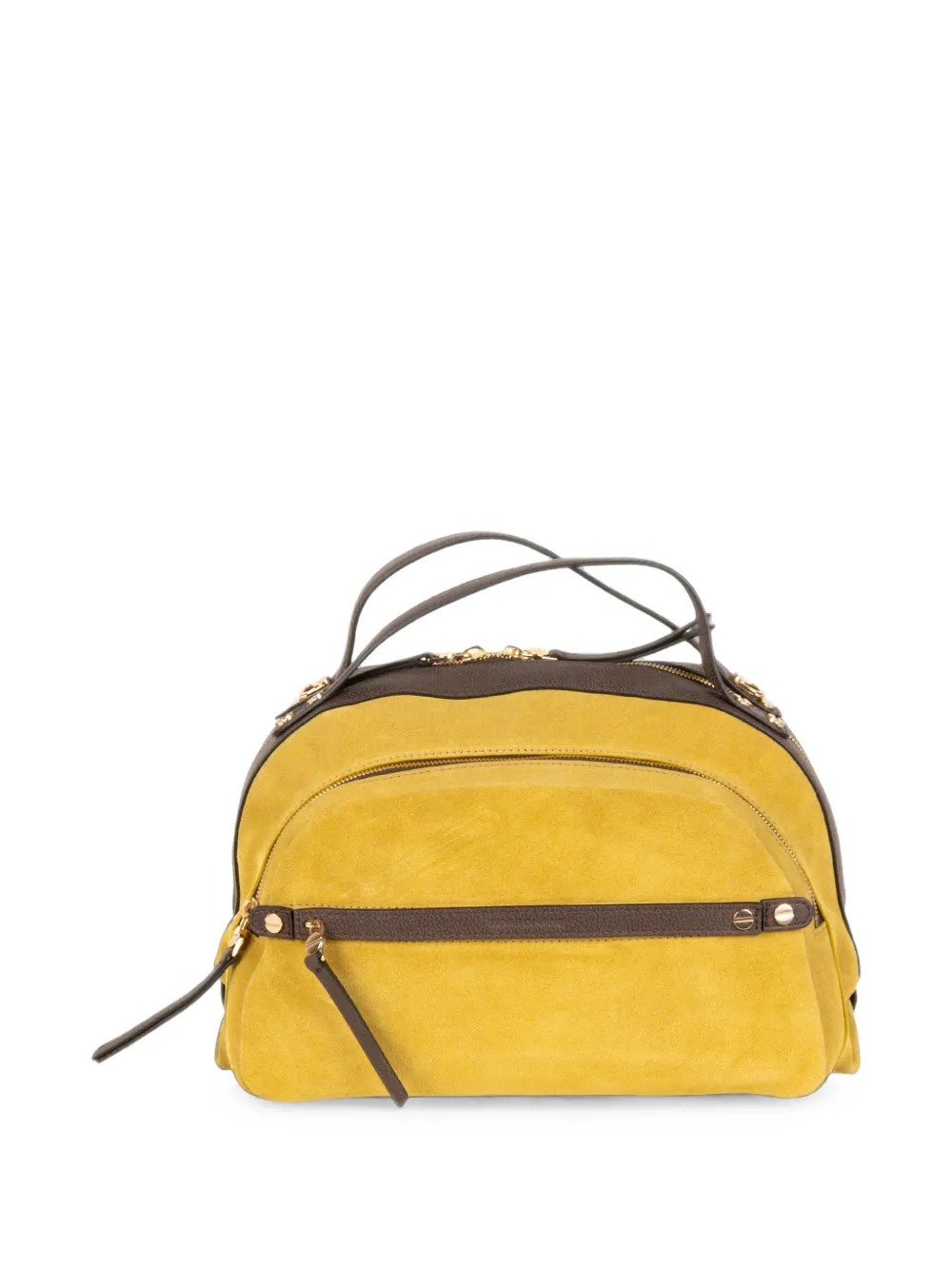 Borbonese Shopper met afwerking Geel