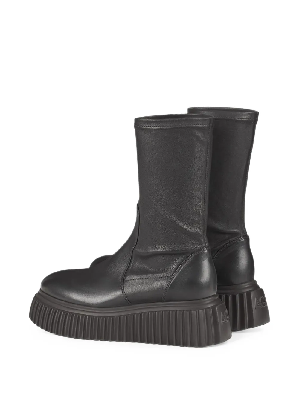AGL Milagros platform ankle boots Zwart