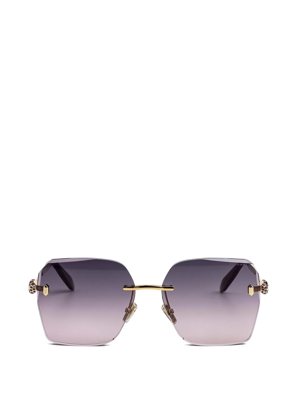Bvlgari Serpenti geometric-frame sunglasses - Violet Bvlgari Serpenti geometric-frame sunglasses - Violet