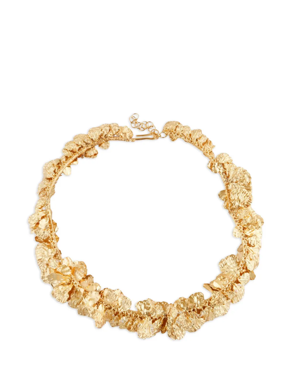 Joanna Laura Constantine dangling petals necklace - Gold