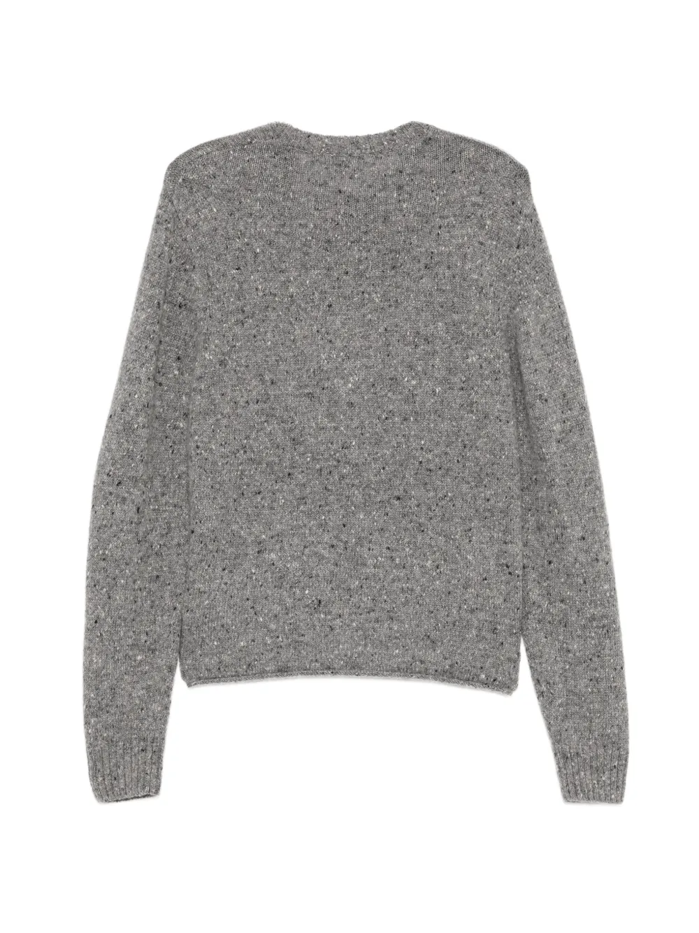 James Perse marled knit sweater Grijs