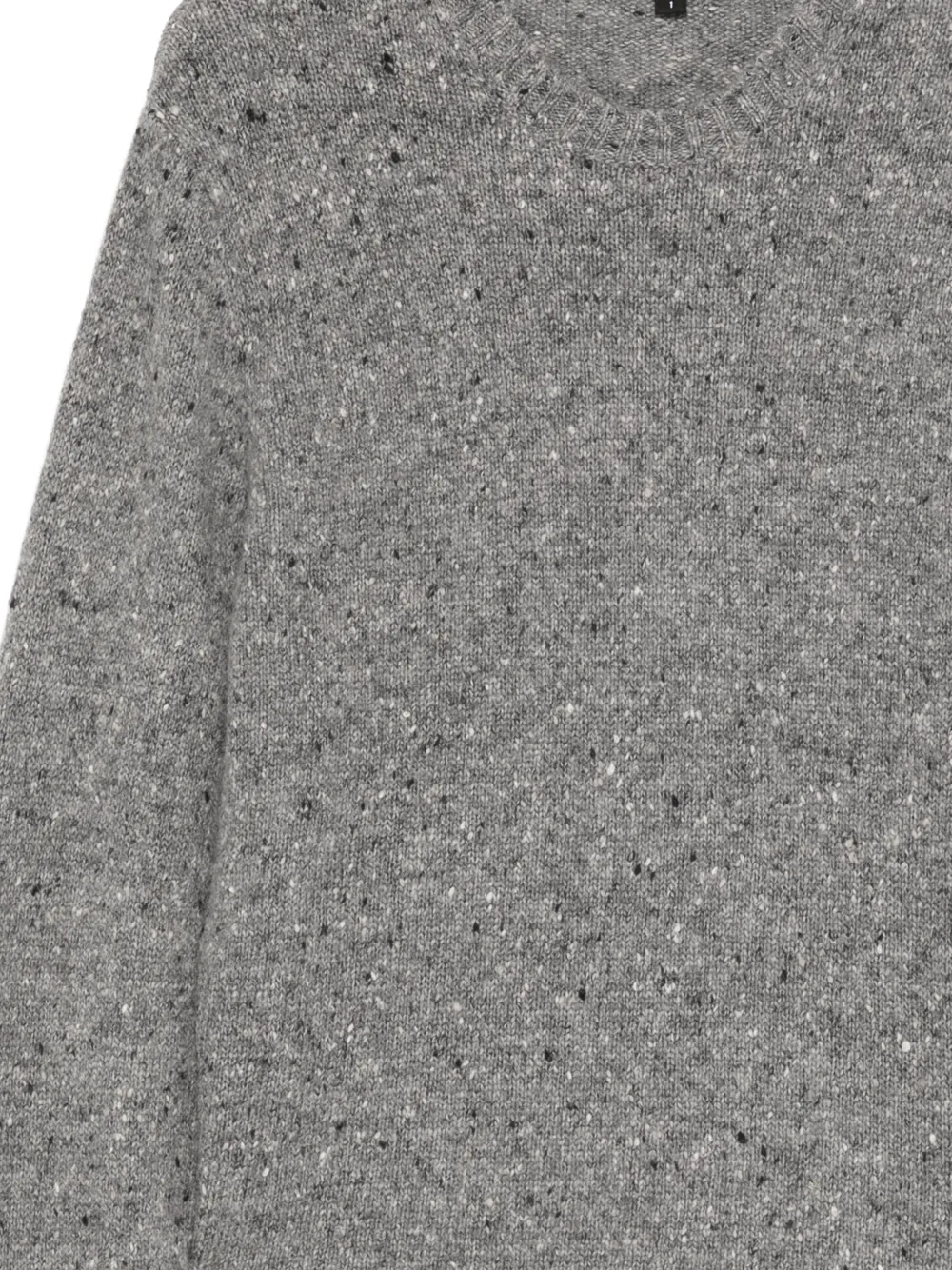 James Perse marled knit sweater Grijs