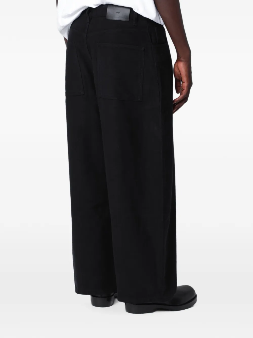 Studio Nicholson Volume wide-leg trousers Zwart