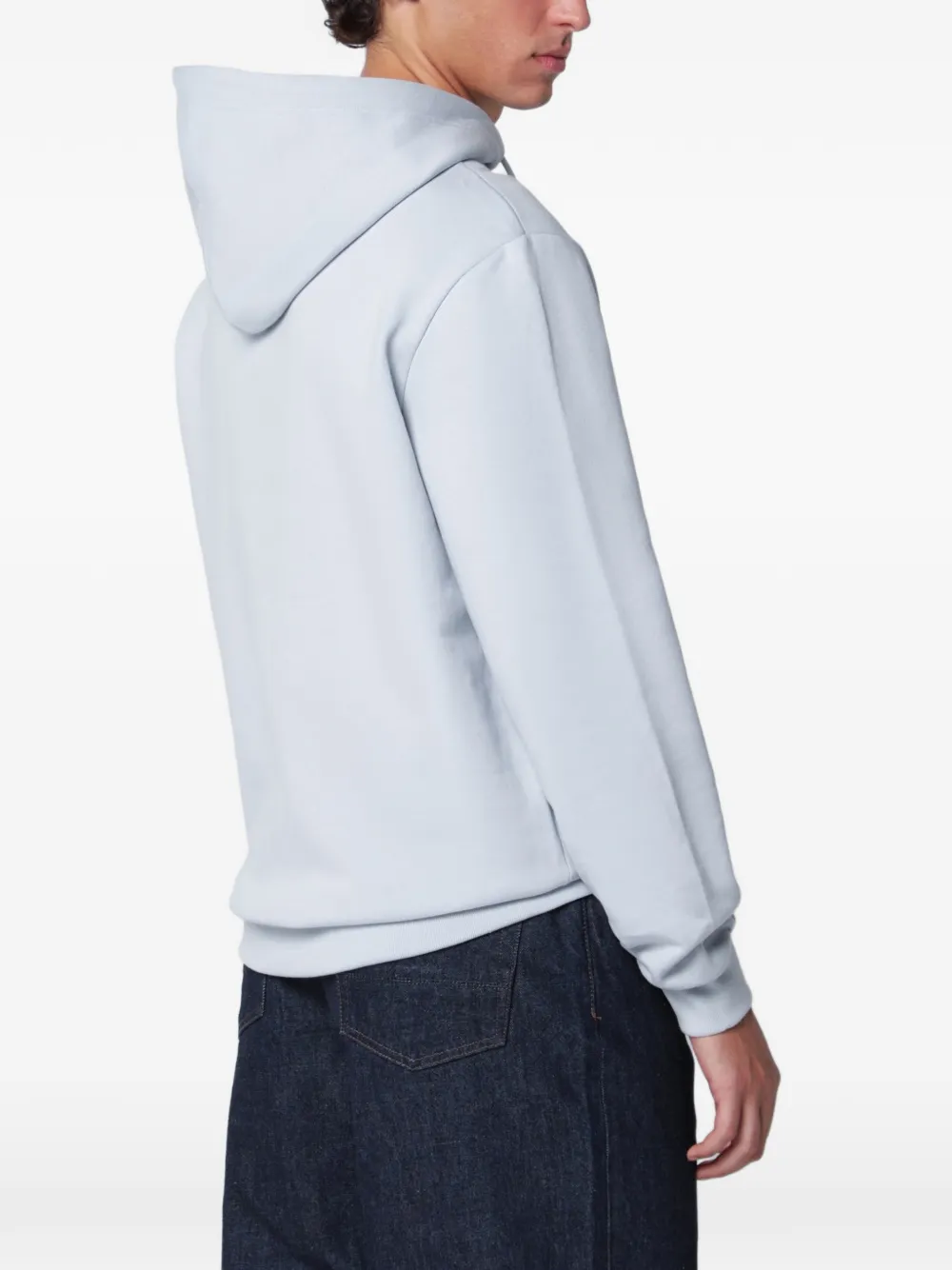 A.P.C. Rue Madame hoodie met logo-print Blauw
