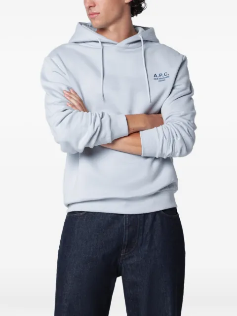 A.P.C. Rue Madame logo-print hoodie