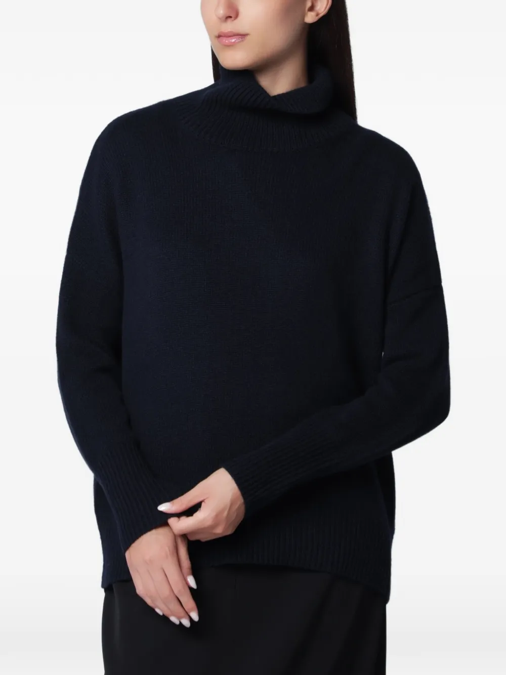 Lisa Yang Heidi roll-neck sweater - Blu