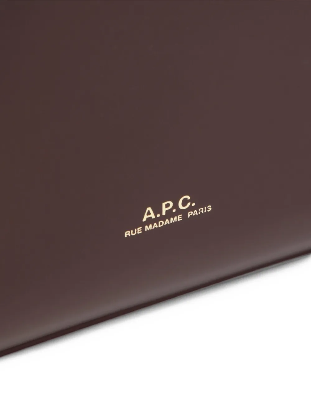 A.P.C. Virgine flap bag Bruin