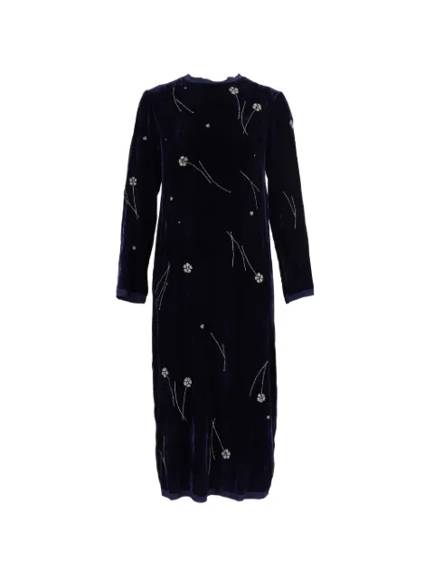 Forte Forte vestido midi Fleurs d'Orient