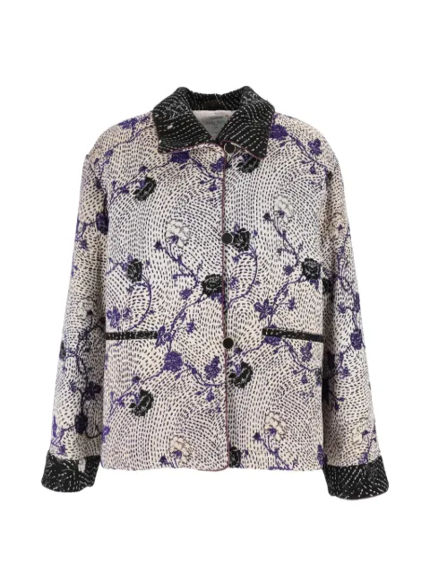 Forte Forte Cherry Blossom jacquard-knit jacket