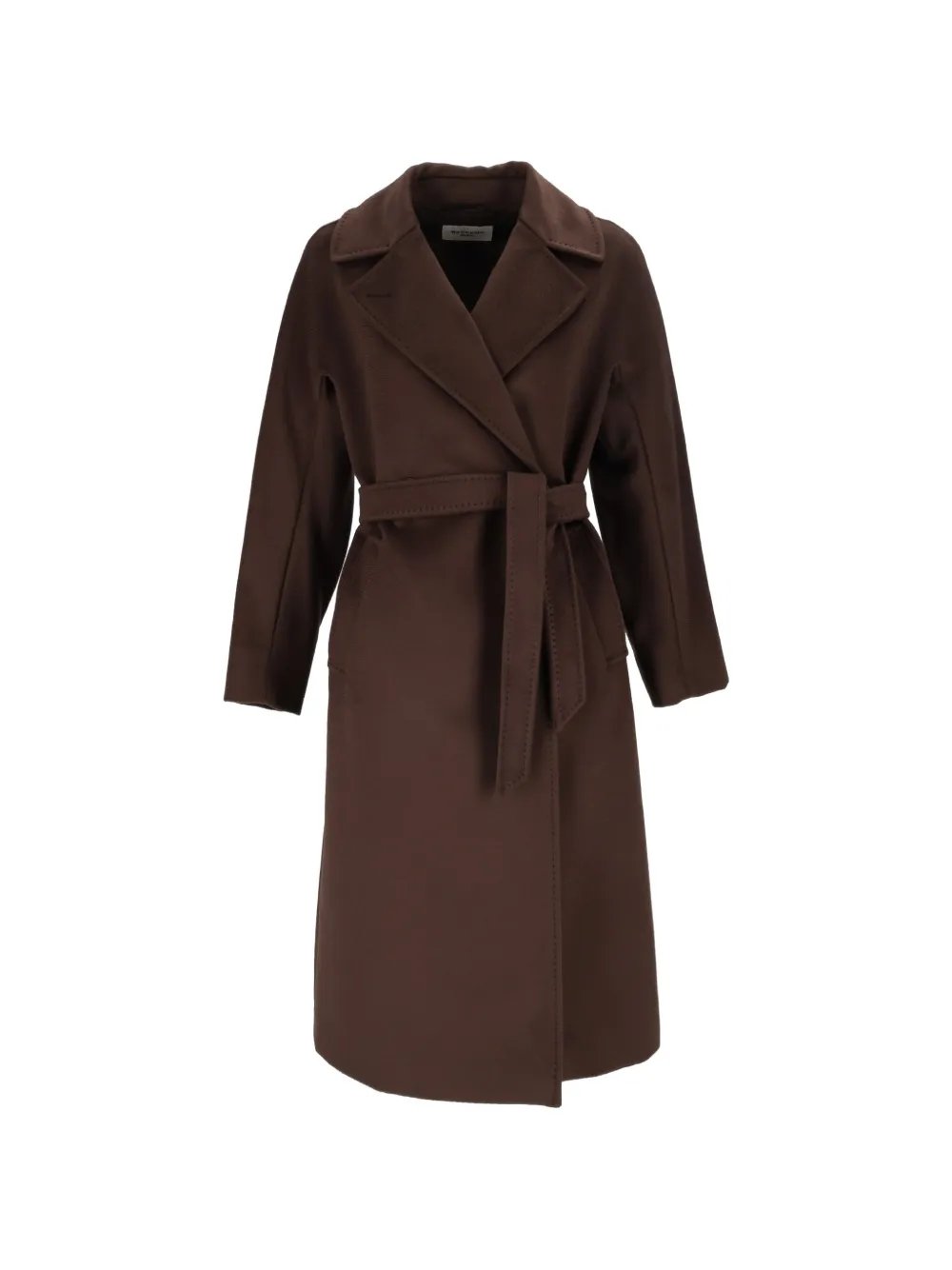 Weekend Max Mara belted kimono-sleeve coat Bruin