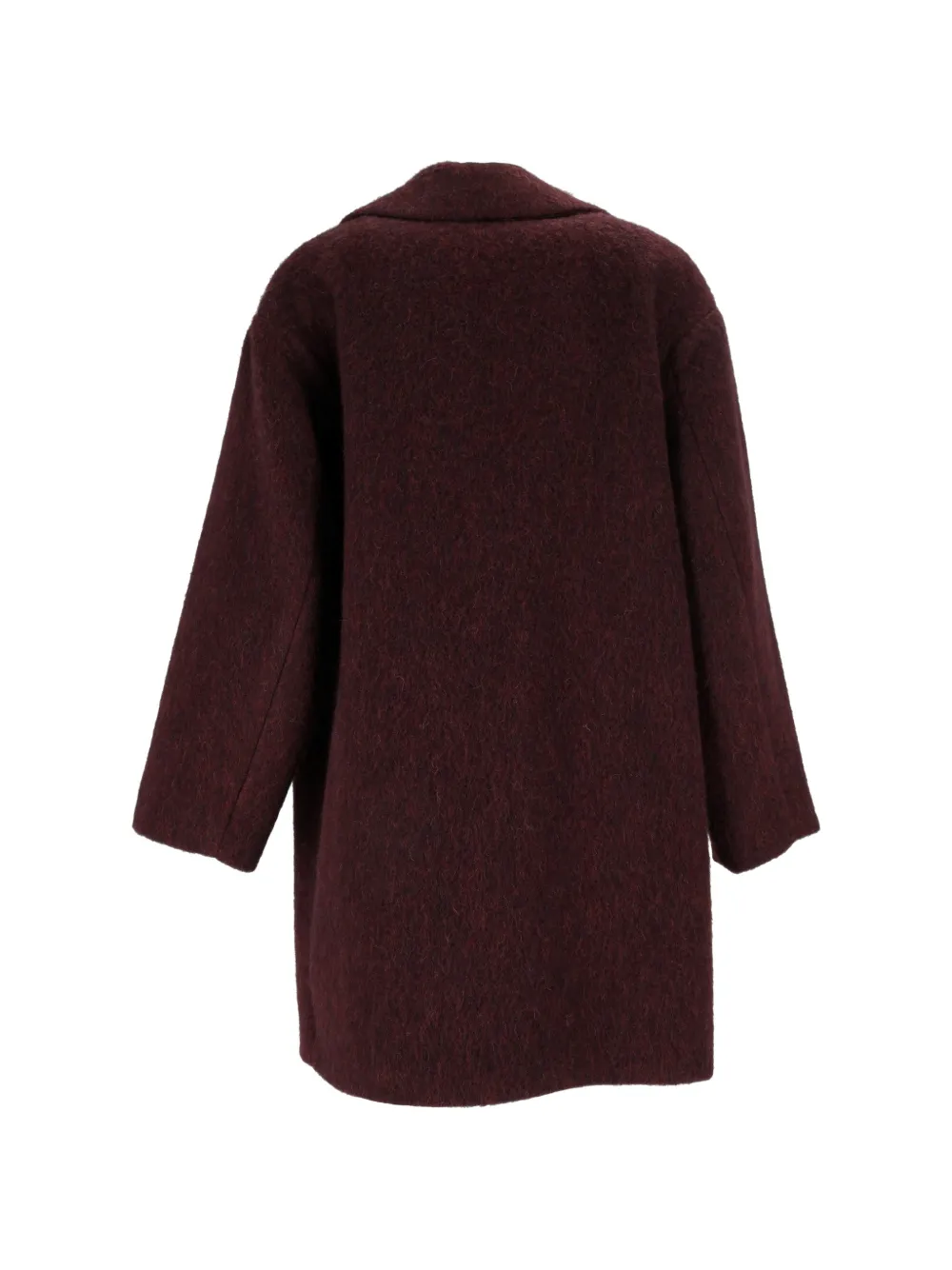 Weekend Max Mara wool and alpaca-blend coat bordeaux Rood