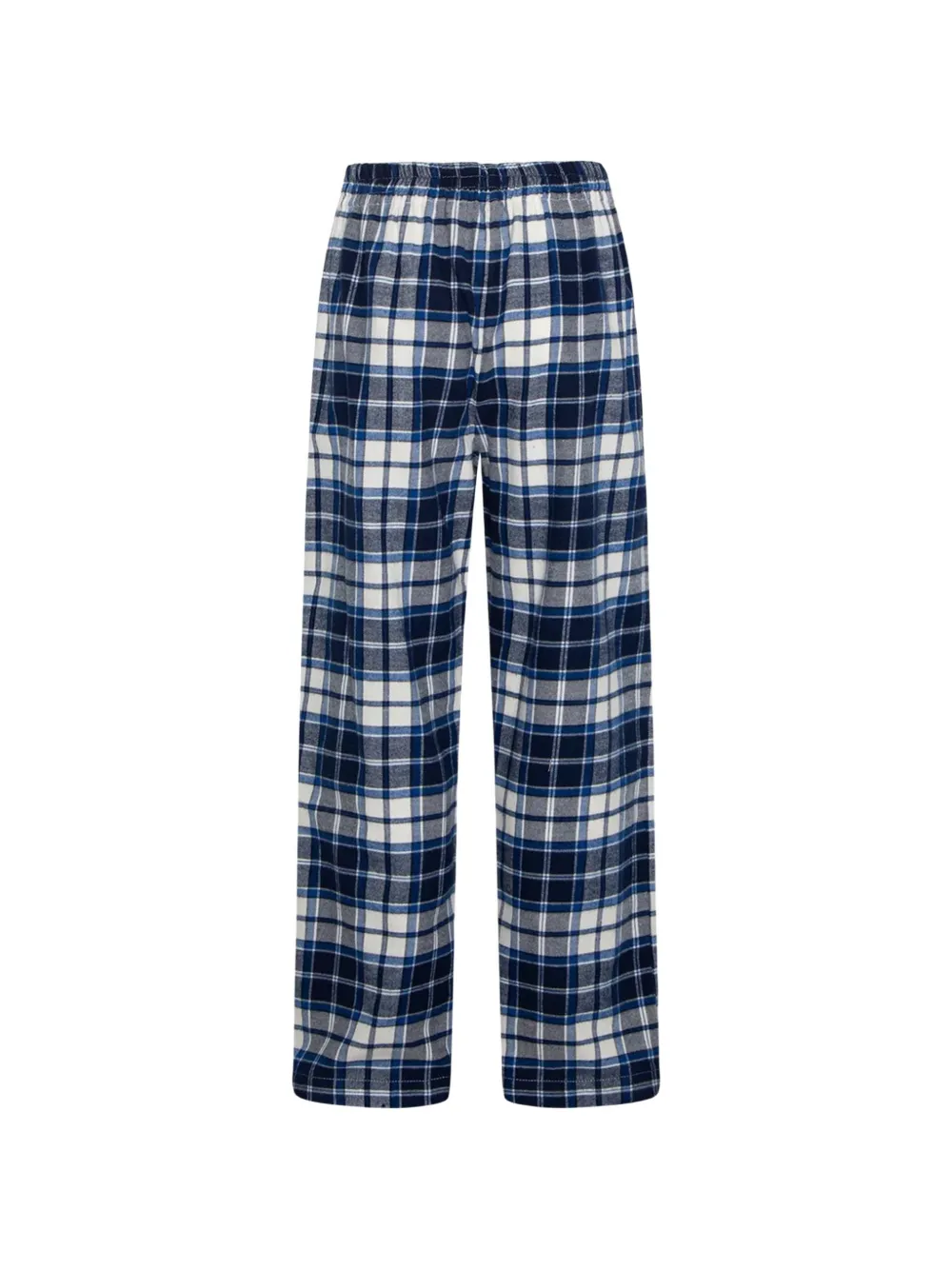 AO76 Geruite pyjama van katoen Blauw