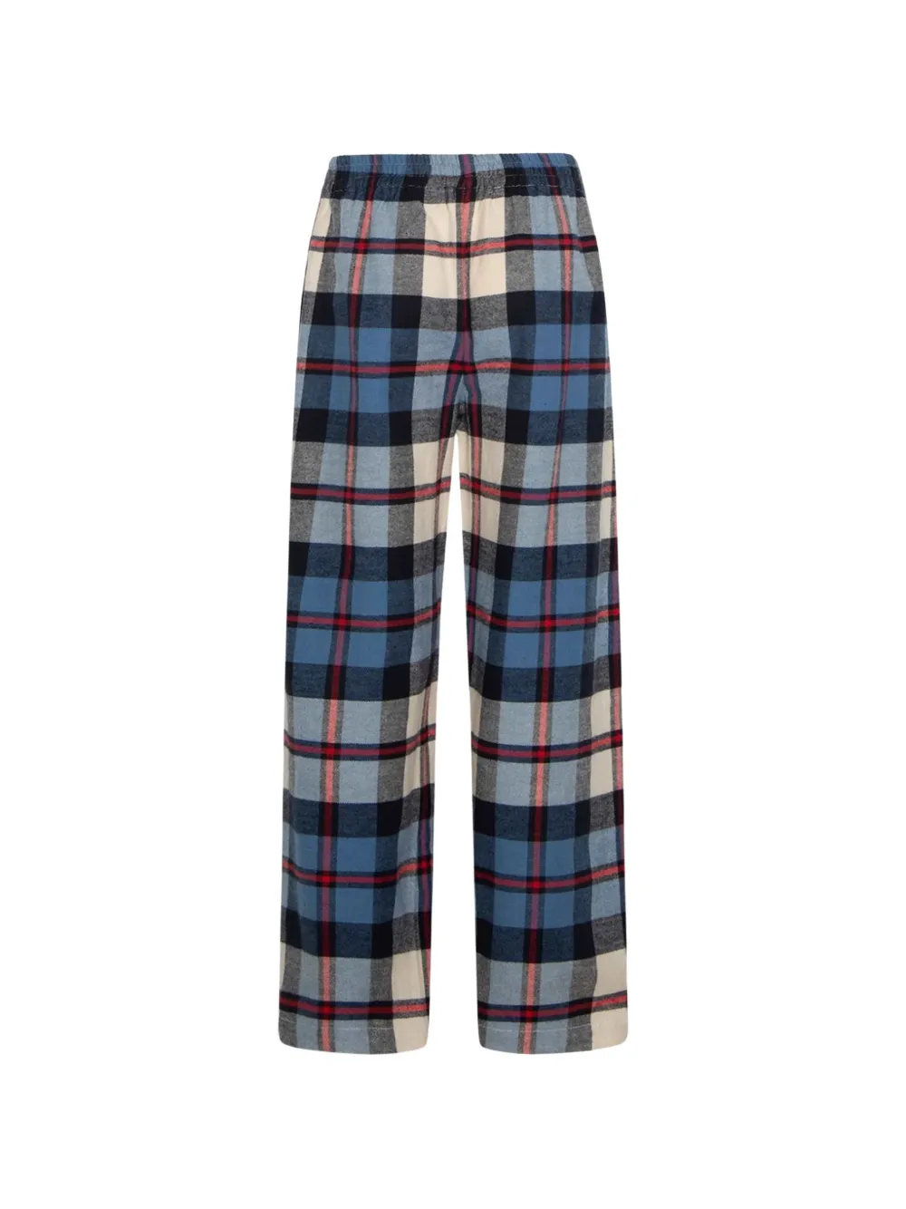 AO76 Geruite pyjama van katoen Blauw