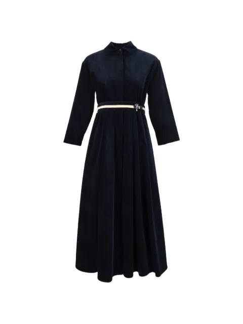 'S Max Mara Vortice corduroy belted midi dress