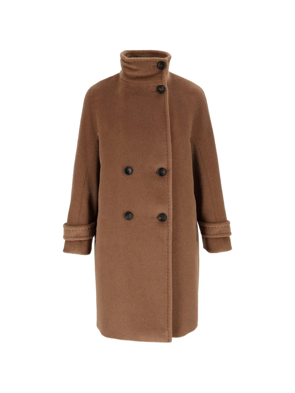 Max Mara Cappotto giunchi coat Bruin